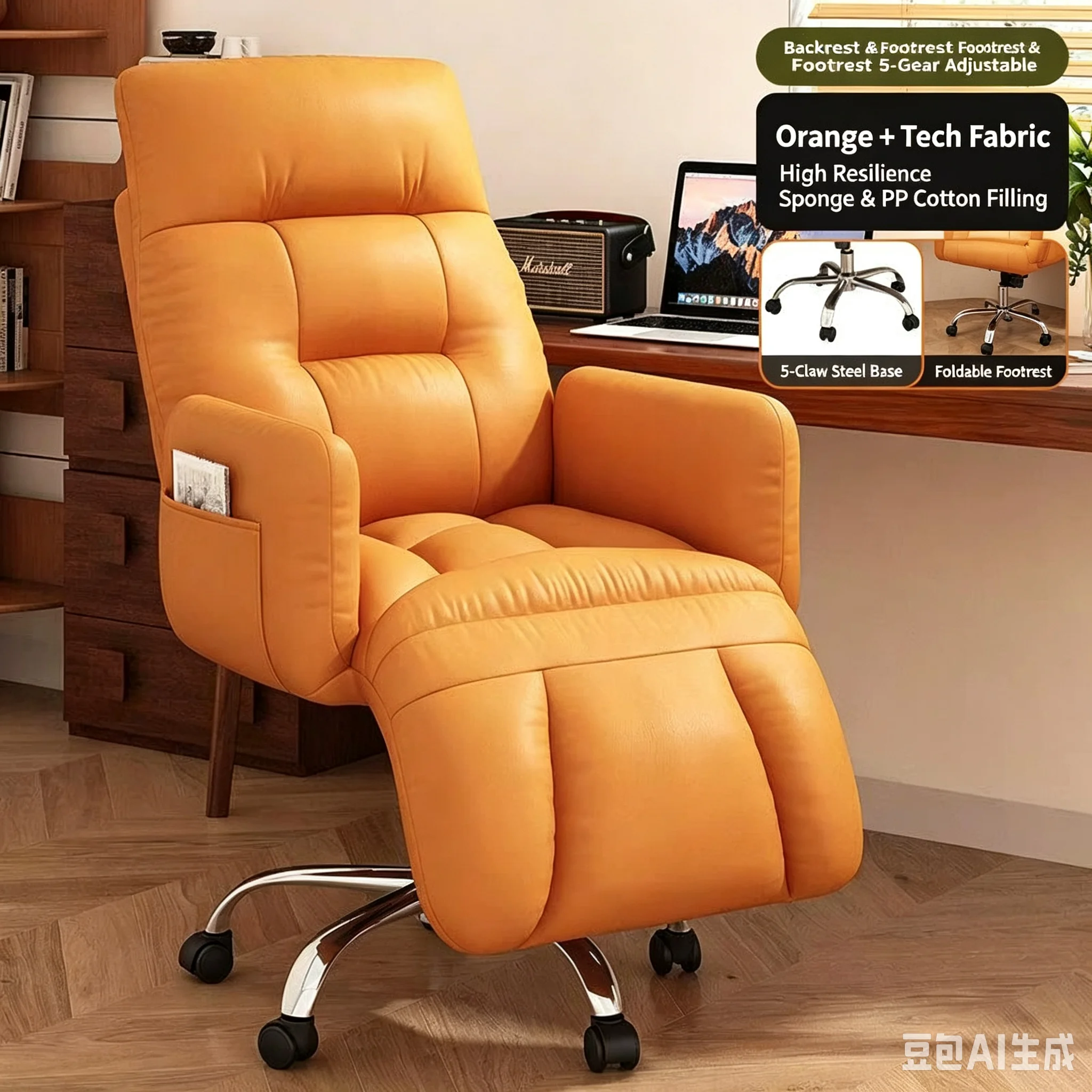 Regulowane krzesło biurowe z 5 – Office Tech Gear recenzja i cena