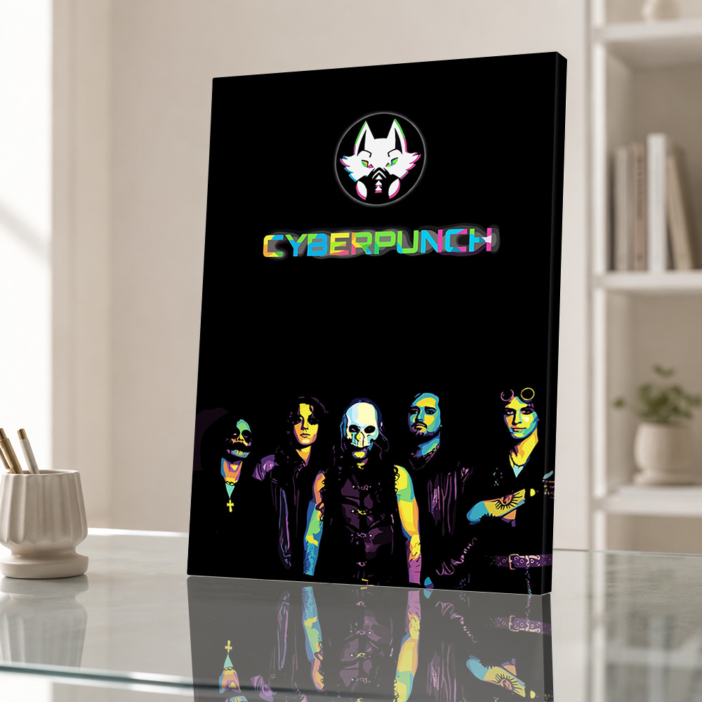 Cyberpunkowy plakat na płótnie – Office Technologies recenzja i cena